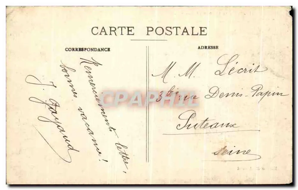 Thorame-Haute — Vue Générale — éditeur Fontgaillard - Rückseite