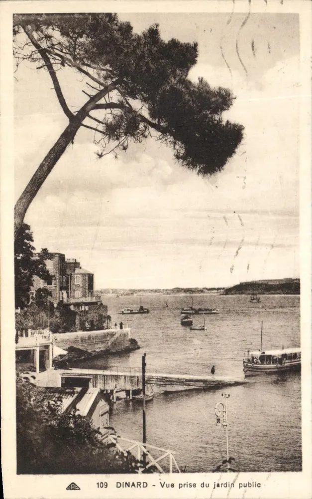 Dinard — Ansicht vom öffentlichen Garten — Serie 109 — Verlag A.P.A. - Vorderseite