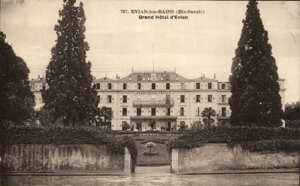 Evian-les-Bains — Grand Hôtel d'Evlan — Editor anônimo, n° 787 - Frente