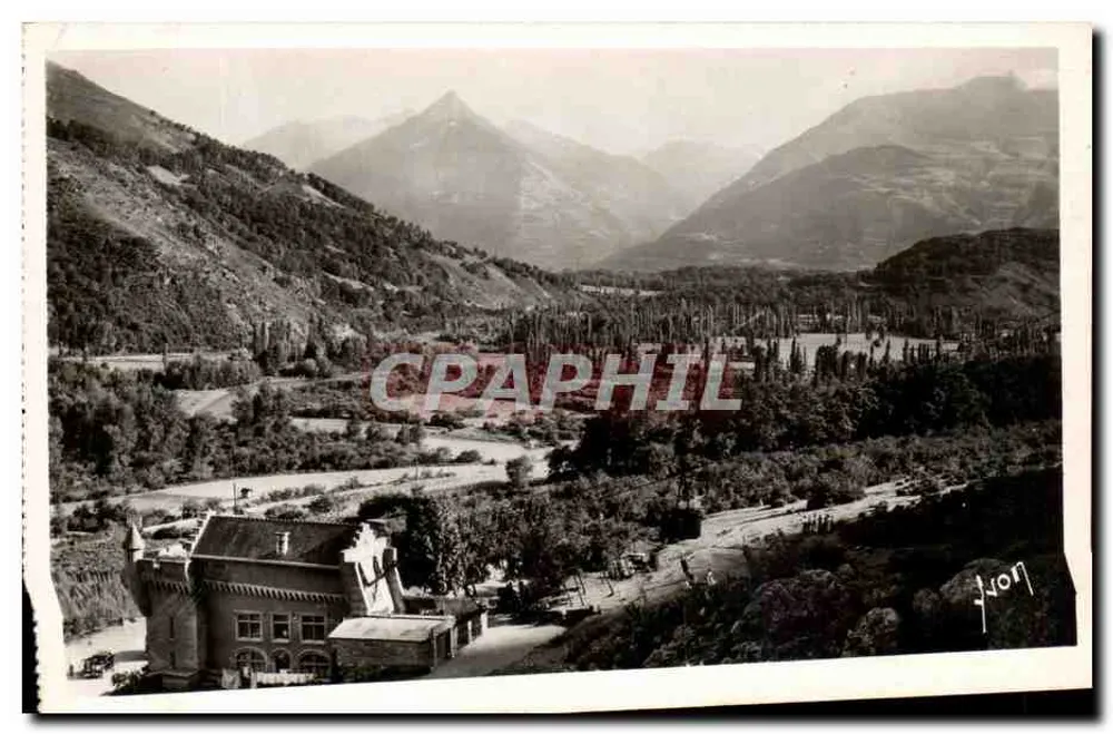 Seilbahn des Pibeste (Höhe 1400 m.) — Die untere Station und das Tal von Argelès — Les Éditions d'Art Yvain, Paris - Vorderseite