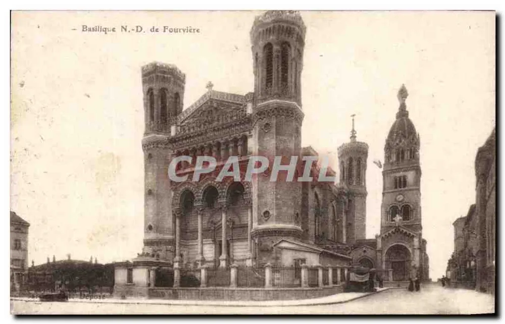 Basílica N.-D. de Fourvière — Lyon — editor Défonce, n°4 - Frente