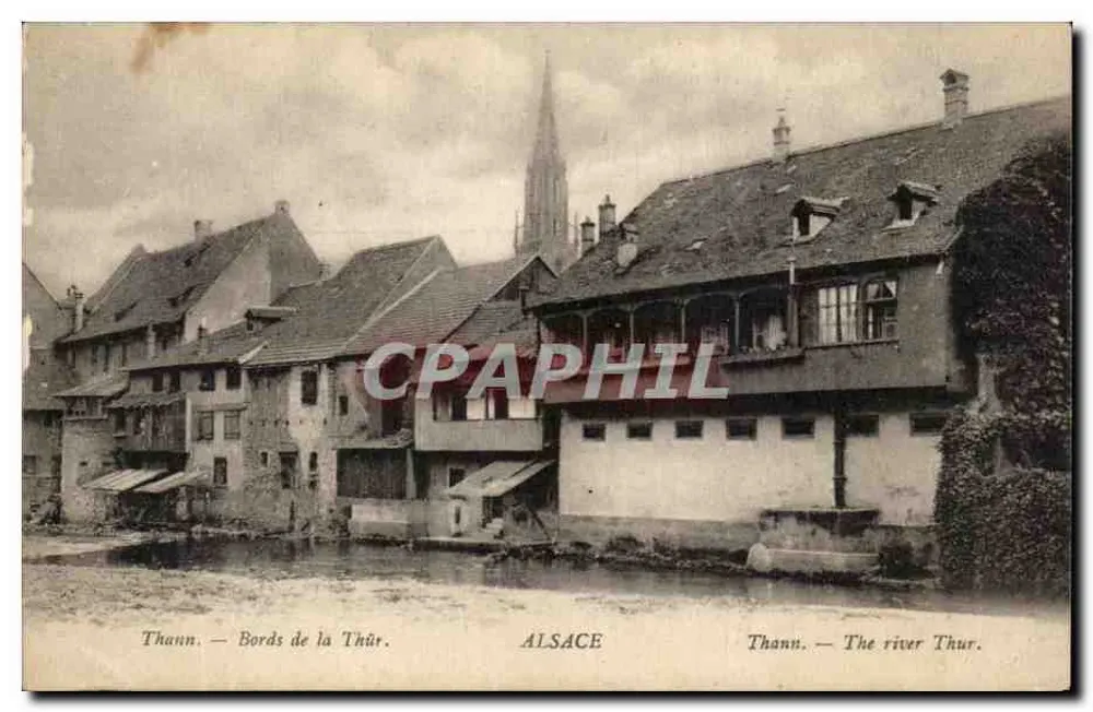 Thann — Margens da Thür — ALSACE - Frente