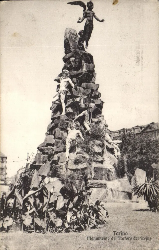 Monumento del Traforo del Frejus — Torino — éditeur A. D. T. n° 4651 - Frente