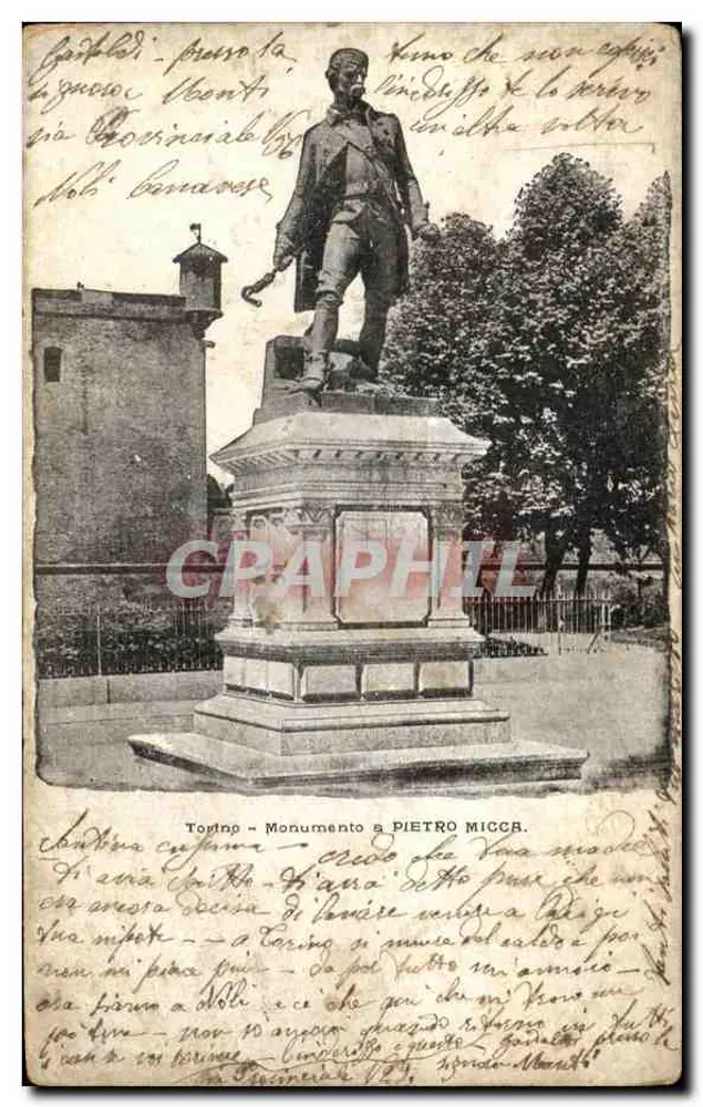 Turim - Monumento a Pietro Micca — editor desconhecido, número de série não visível - Frente