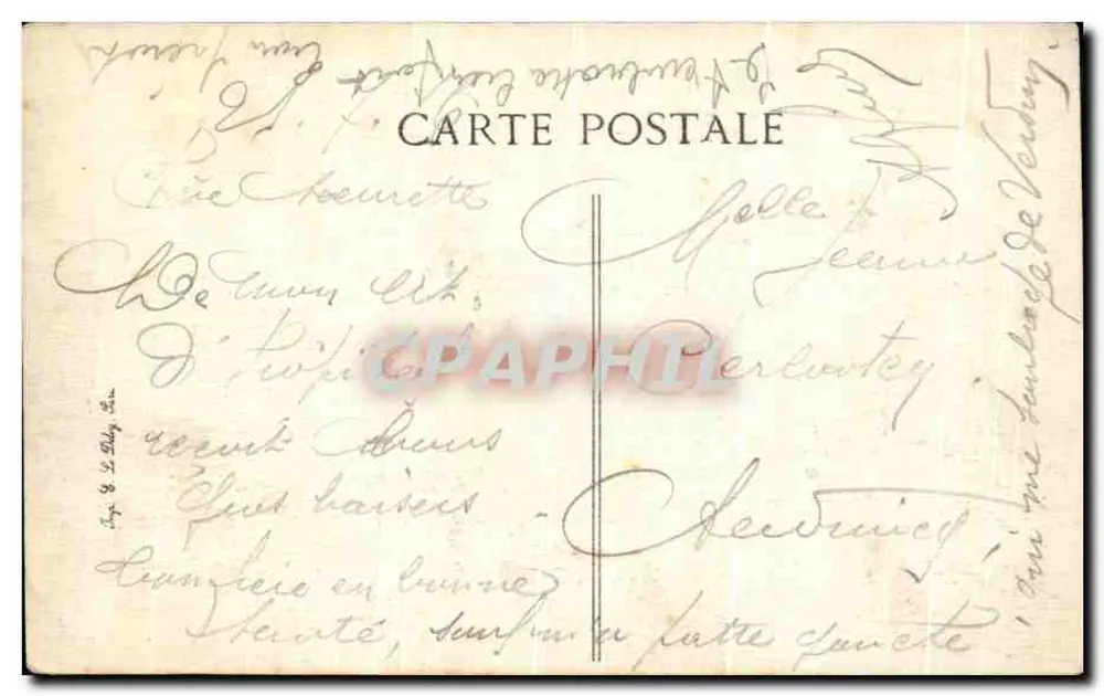 Vitry-le-François — Ansicht der Salle des Fêtes — unbekannter Verleger, Nr. 28 - Rückseite