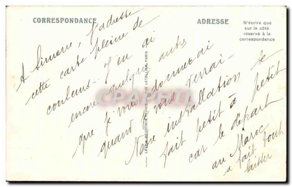 Algier — Allgemeiner Blick vom Admiralat — LL, n° 470 - Rückseite