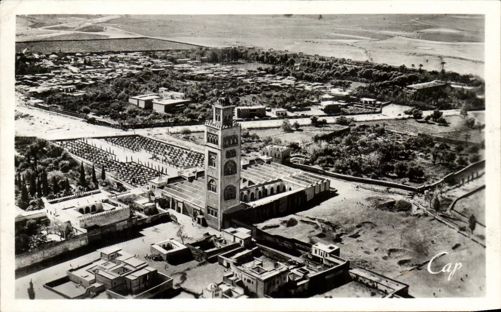 Marrakech — Uitzicht genomen vanuit een vliegtuig — uitgever C.A.P. n°217 - Voorkant