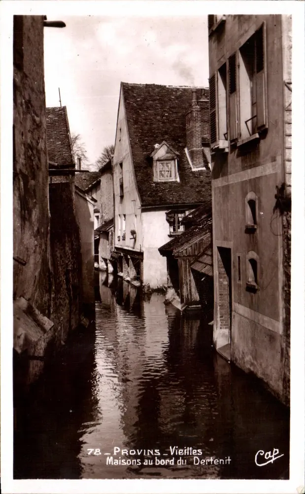 Provins - Alte Häuser am Dertentin — Verlag Cap, Nr. 78 - Vorderseite