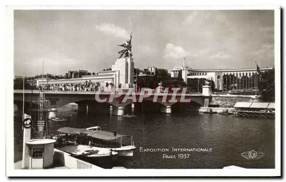 Internationale Ausstellung Paris 1937 — Ansicht des belgischen Pavillons — H. CHIPAULT, Boulogne-sur-Seine - Vorderseite