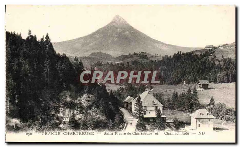 Grande Chartreuse — Saint-Pierre-de-Chartreuse y Chamechaude — ND - Anverso