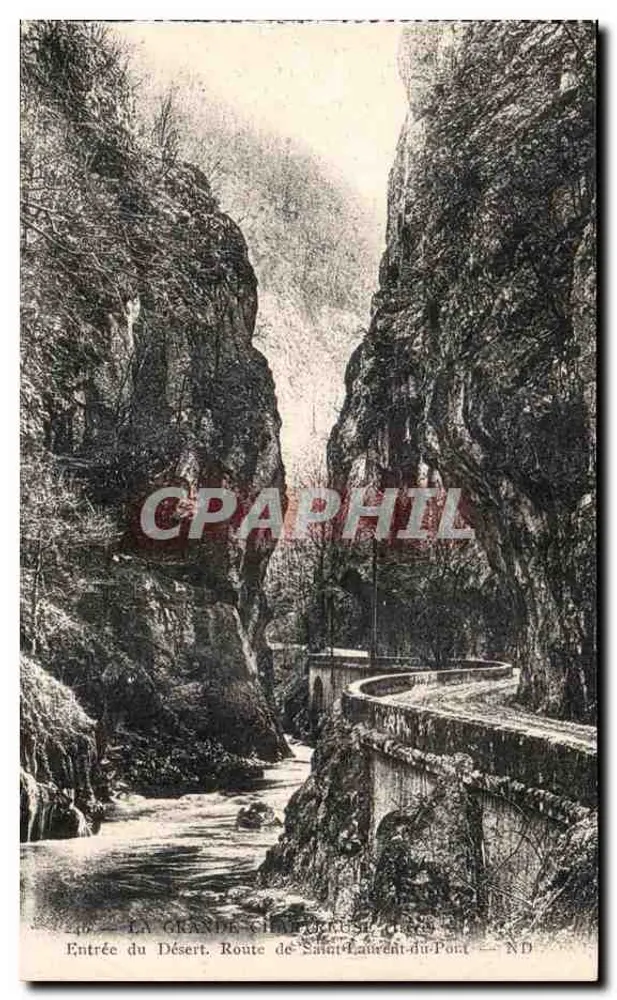Eingang in den Wüsten, Route de Saint-Laurent-du-Pont — ND - Vorderseite