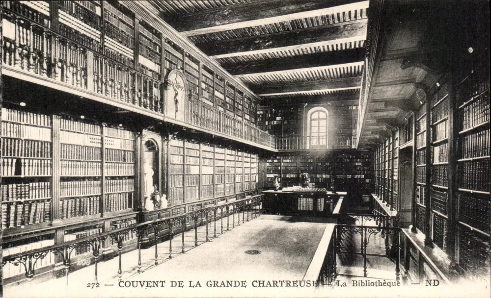 Convento da Grande Chartreuse — A Biblioteca — ND - Frente