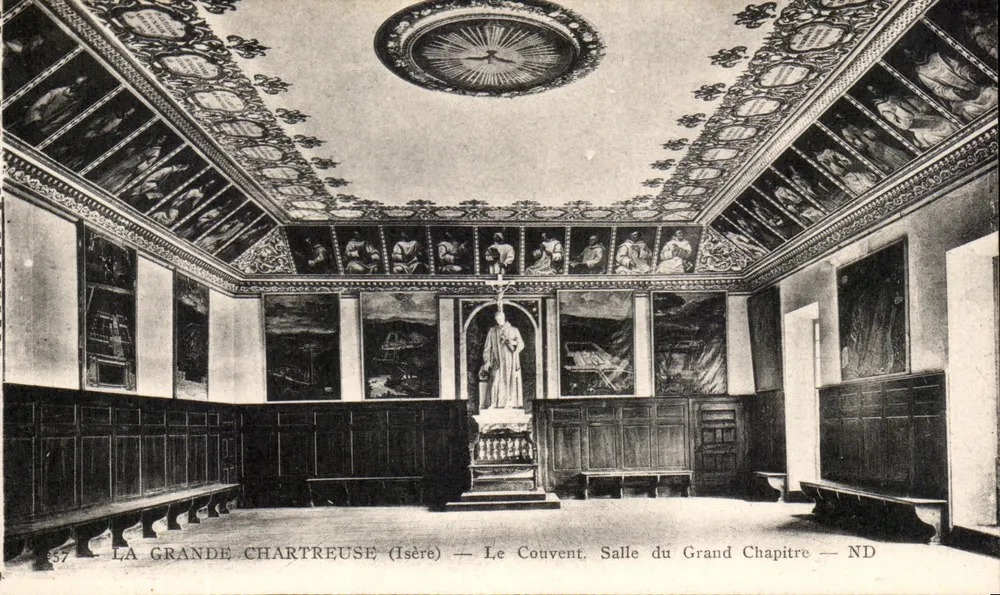 Grande Chartreuse (Isère) — Das Kloster. Saal des Großen Kapitels — ND - Vorderseite