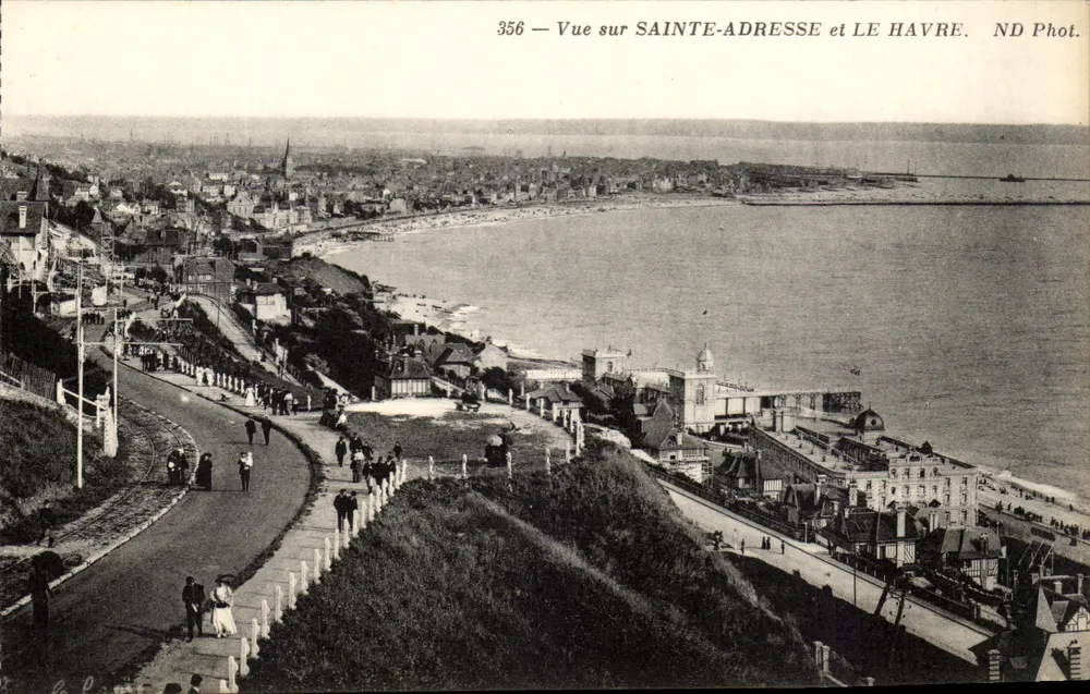 Ansicht von Sainte-Adresse und Le Havre — ND Phot. n° 356 - Vorderseite