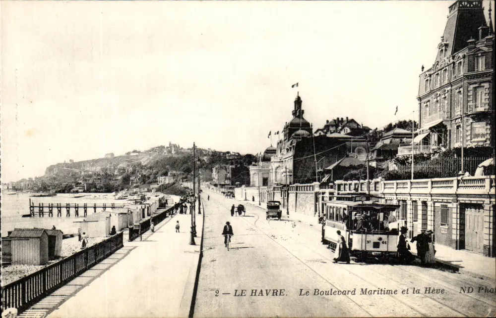 Le Havre — Der maritime Boulevard und La Hève — ND Pha - Vorderseite