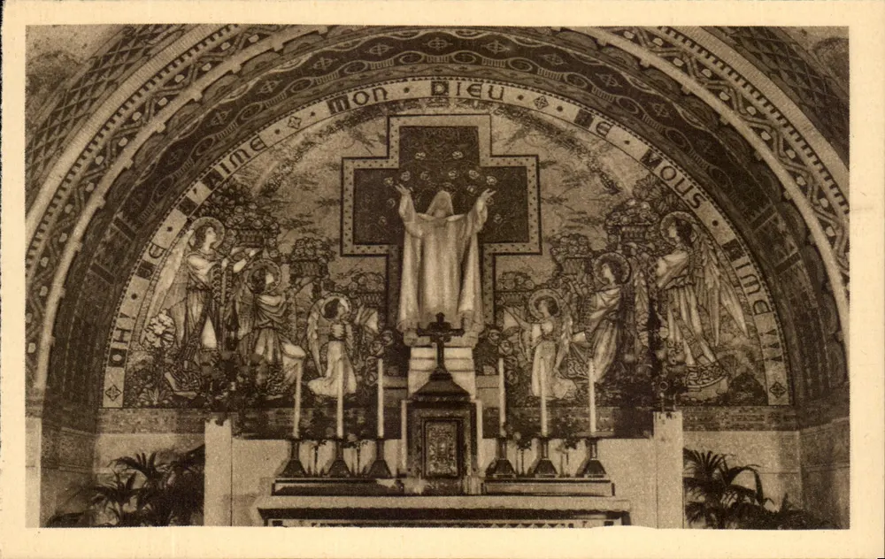 Krypta der Basilika von Lisieux — Mosaik des Chors — Verlag C.B.S.T. n°8 - Vorderseite