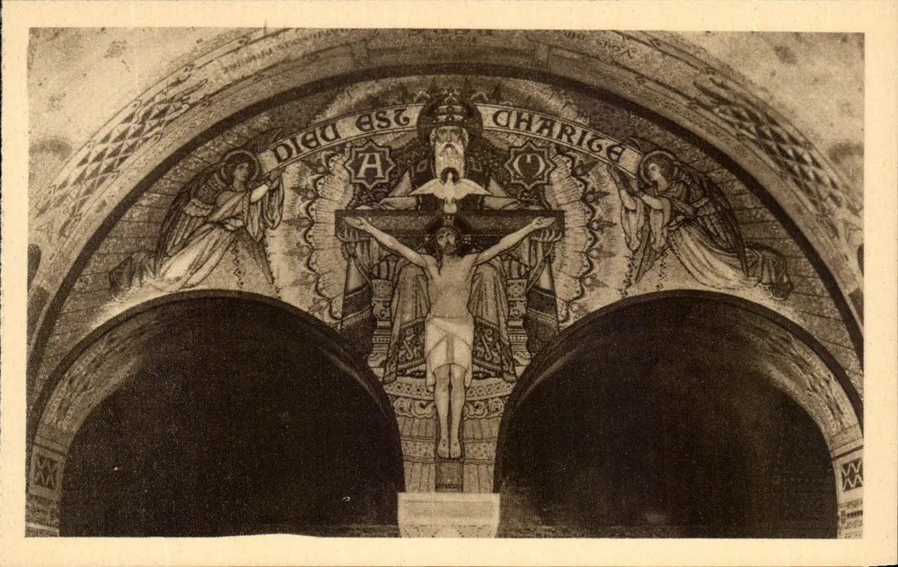 Krypta der Basilika von Lisieux — Mosaik des Narthex — Editions C.B.S.T. Lisieux - Vorderseite