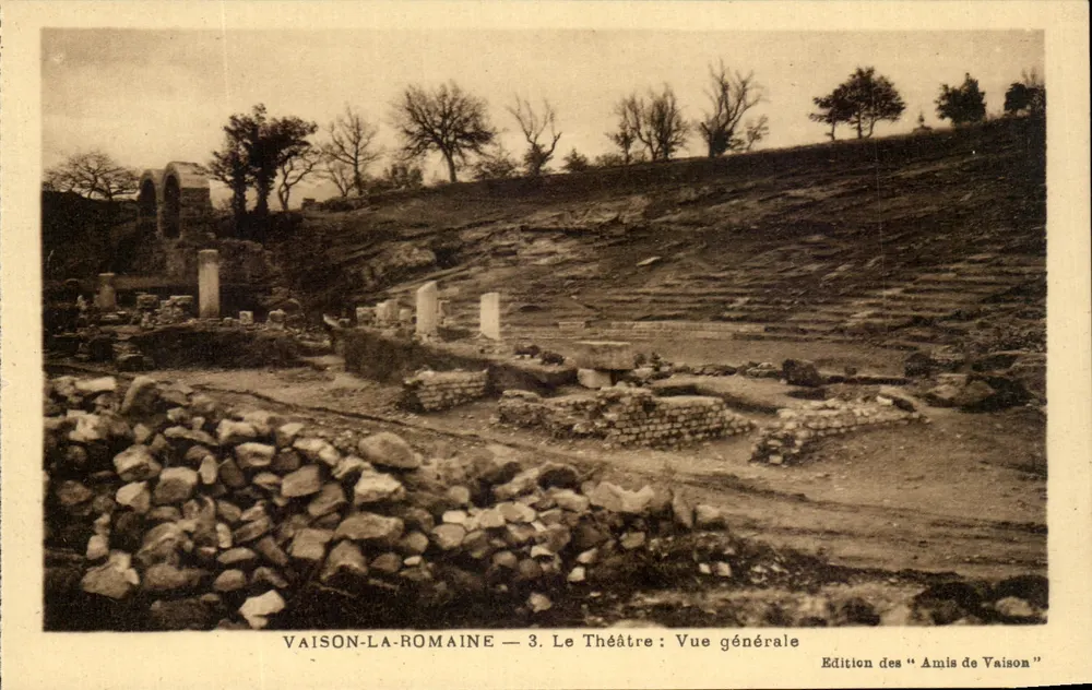 Vaison-la-Romaine — Das Theater: Allgemeiner Blick — Ausgabe von "Amis de Vaison" - Vorderseite