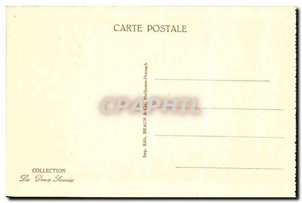Chambéry — Coluna dos Elefantes — 1906 - Verso