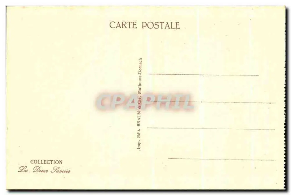 Chambéry — Interior do castelo — Coleção Les Deux Savoies, n° 11821 - Verso