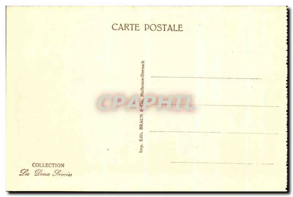 Chambery — Capela do Castelo — Coleção Les Deux Savoirs - Verso
