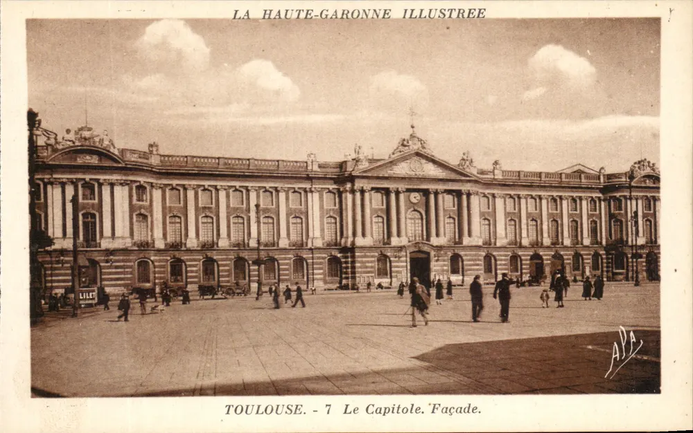 Toulouse - Das Capitole. Fassade — La Haute-Garonne Illustrée, Serie 7 - Vorderseite