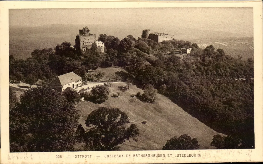 Ottrott — Schlösser Rathsamhausen und Lutzelbourg — Verlag Braun & Cie, Dornach - Vorderseite