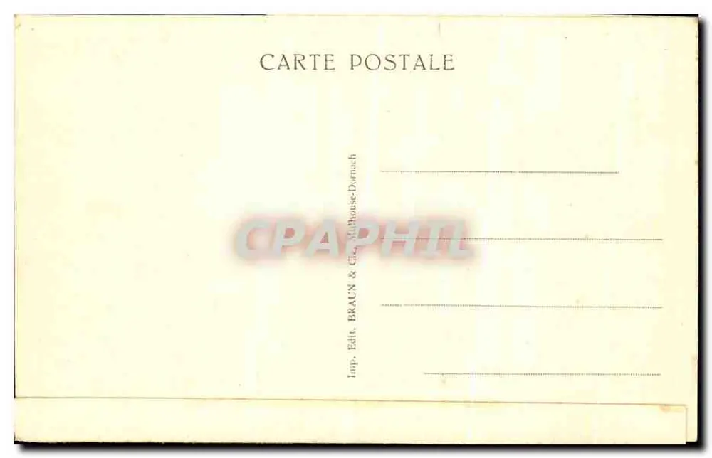 Barr — Piazza del Municipio — editore Braun & Cie, Dornach - Verso