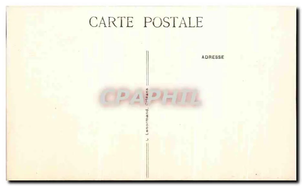 Orléans — La Place du Martroi — Verlag Lanormand - Rückseite