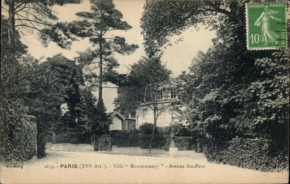 Paris (XVIe Arr.) - Villa "Montmorency" - Avenue Boulfflers - Vorderseite