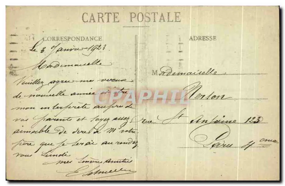 Paris (XVIe Arr.) - Villa "Montmorency" - Avenue Boulfflers - Rückseite