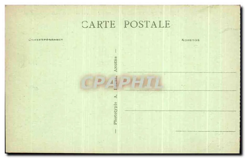 Le Croisic (L.-Inf.) — Effekt der Wellen an der Grande Côte — A. B. - Rückseite