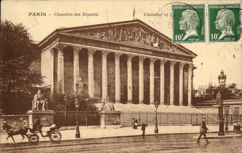 Paris — Câmara dos Deputados — Editor não identificado, número de série não visível - Frente