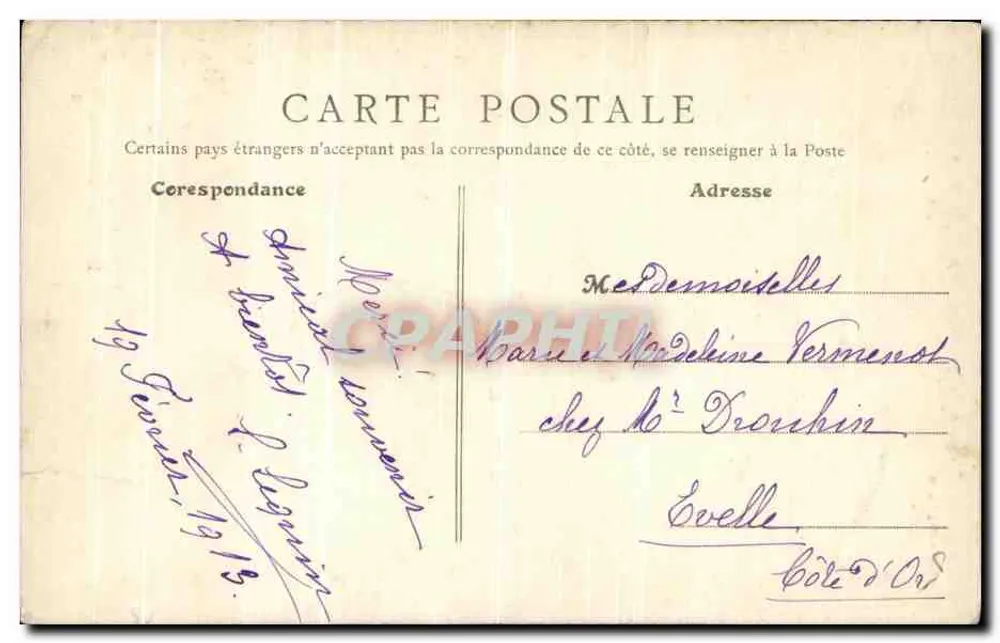 Paray-le-Monial — La Chapelle de N.-D. de Romay — B. F., Paris - Rückseite