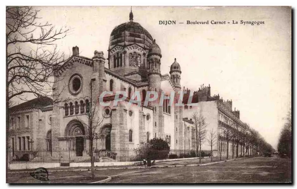 Dijon — Boulevard Carnot — A Sinagoga - Frente