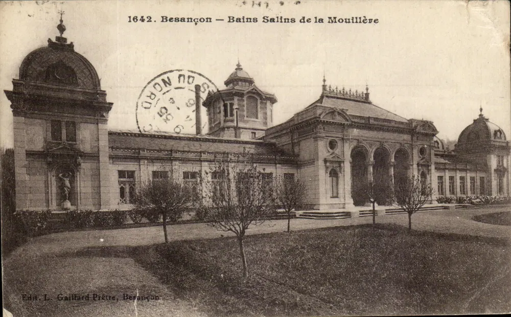 Besançon — Bains Salins de la Mouillère — Édit. L. Gaillard Piètre, Besançon - Vorderseite