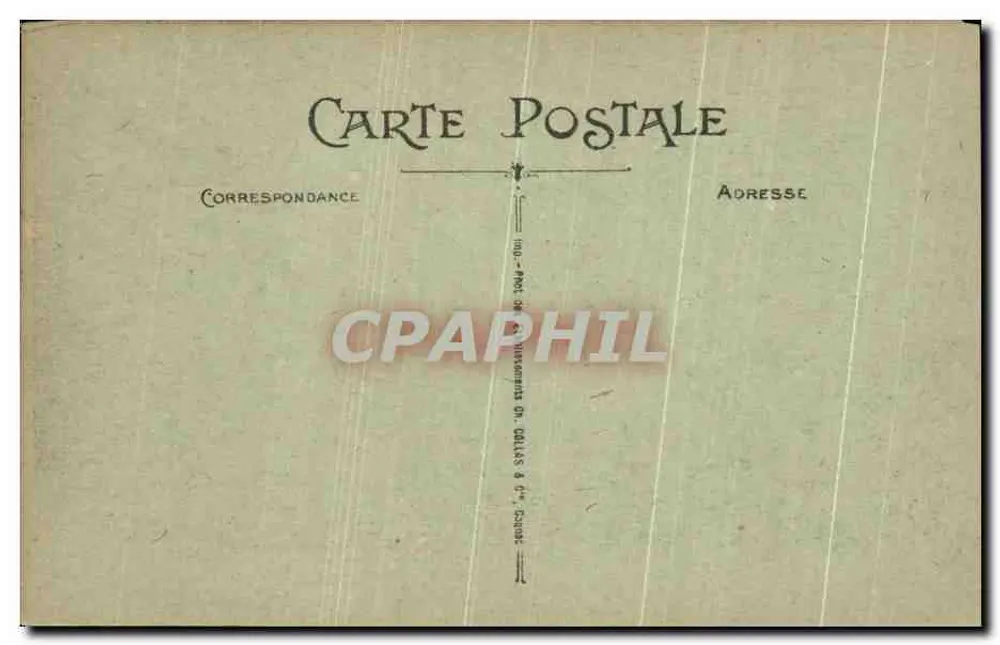 Pau — Die Fontaine der Rue Porteneuve — Werk von M. Gabard (Dor von M. Latapie) - Rückseite