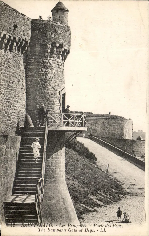 Saint-Malo - Die Mauern - Porte des Beys - LL - Vorderseite