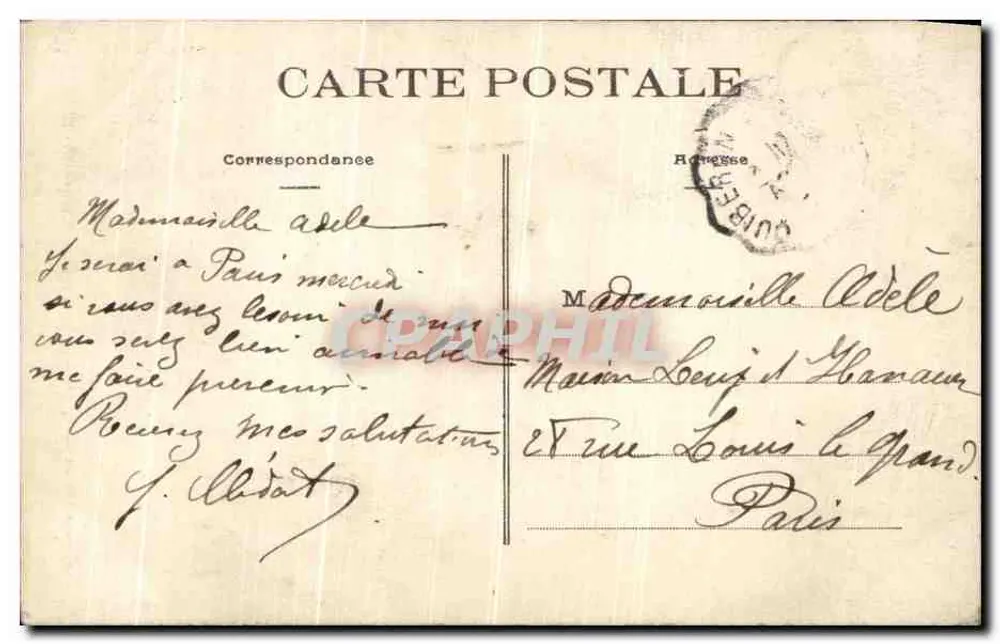 Quiberon (Morbihan) — Wilde Küste — Felsen, von der See geformt — Verlag: Phototypie de Quiberon, Nr. 2812 - Rückseite