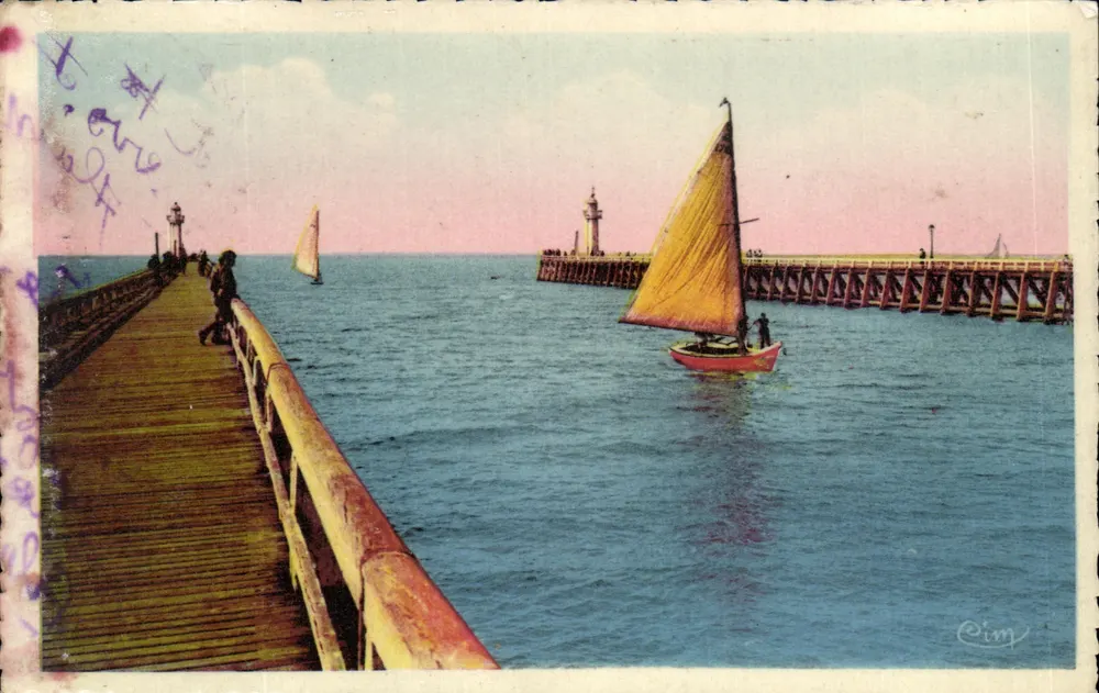 Trouville (Calvados) — Les Jetées — éditeur Cimy - Vorderseite