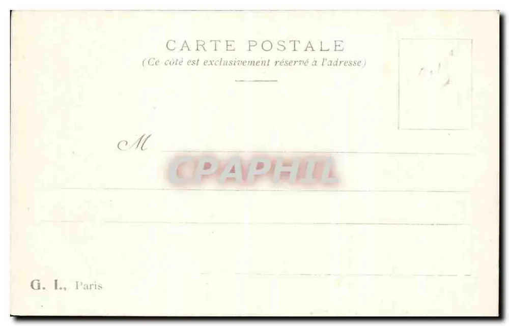 Le Crottoy visto do Square de la Gare — E. Filon - Verso