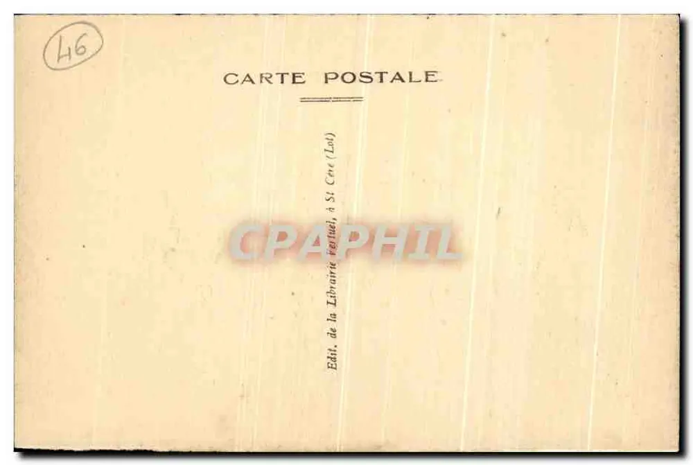 Schloss LOUBRESSAC — Zimmer Louis XV — Le Lot Illustré, Nr. 2023 - Rückseite