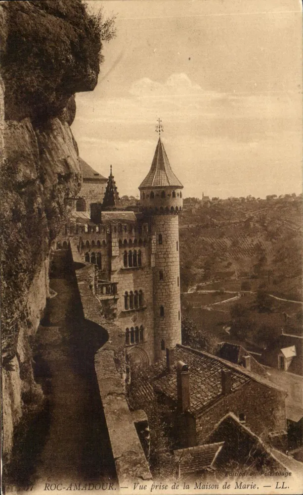 Roc-Amadour — Ansicht vom Haus der Maria — Édition de Peternage, LL. - Vorderseite