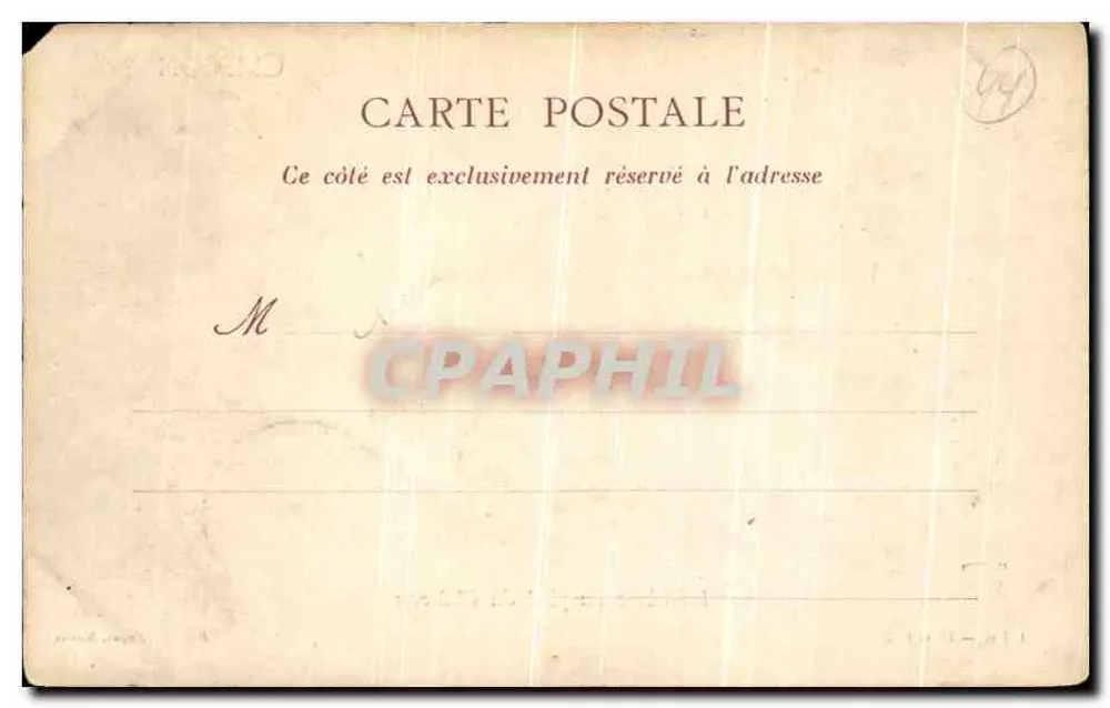 Clisson — A Sèvre ao pé do Castelo — Héliotypie Dugas, Nantes, n° 50 - Verso