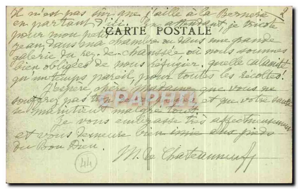 O Prieuré de PONTCHATEAU — O Calvaire - Verso