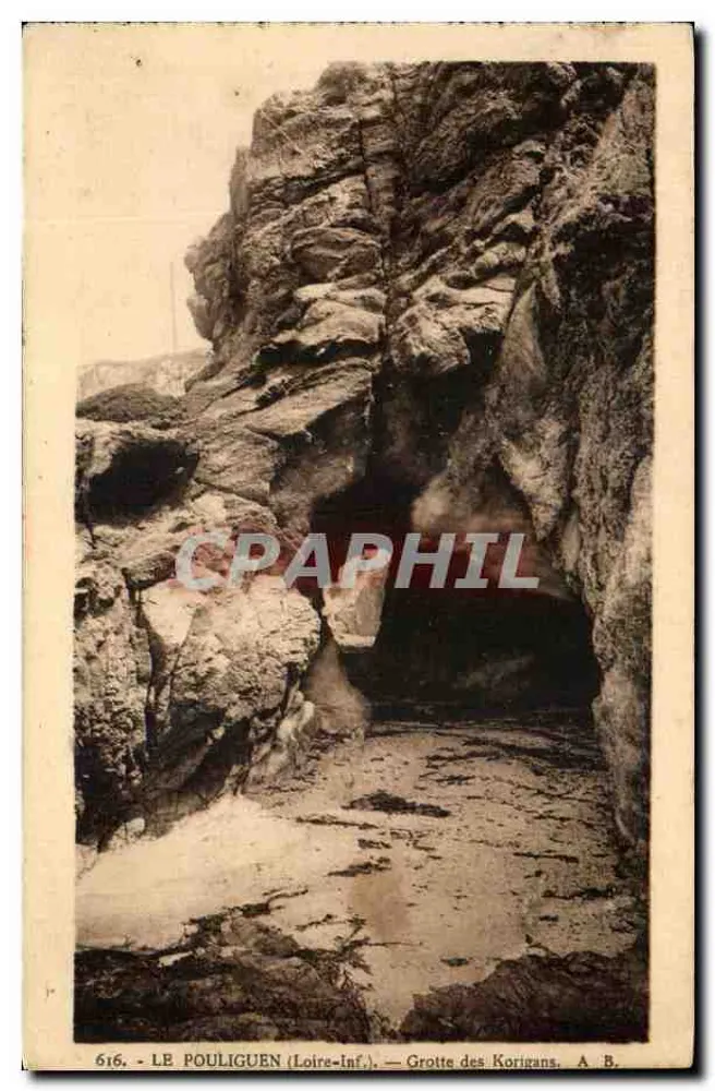 Le Pouliguen (Loire-Inf.) — Grotte des Korigans — A. B. - Vorderseite