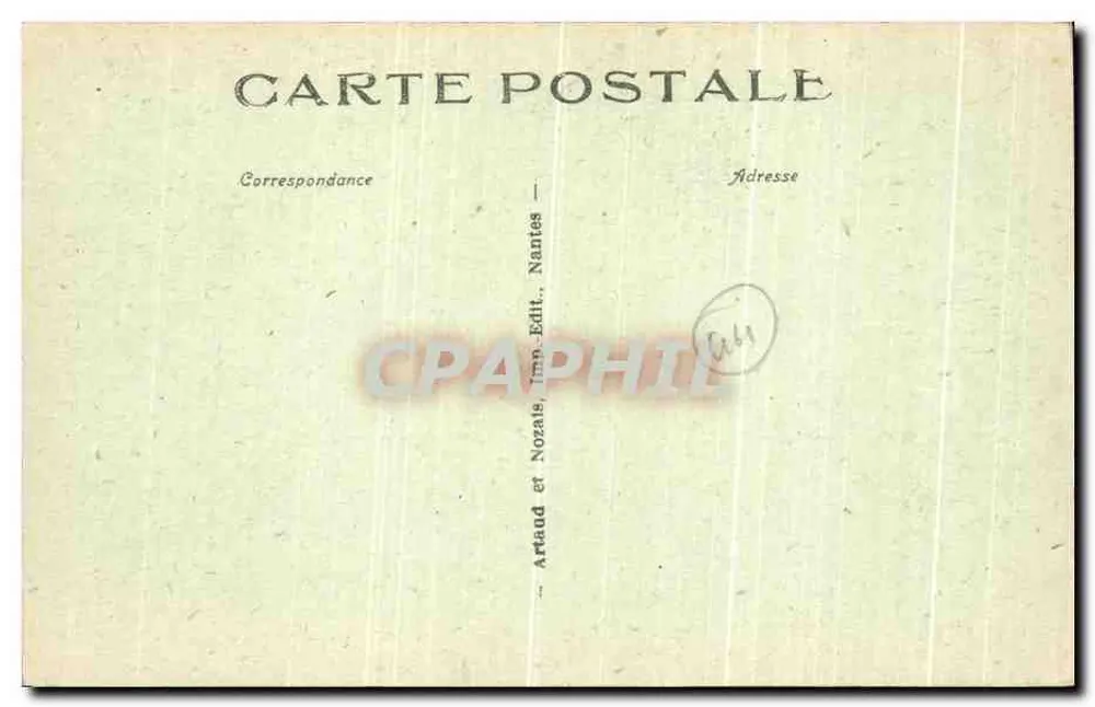 La Baule - Vista geral da Praia sob a luz da lua — Côte d'Amour, n°85 - Verso