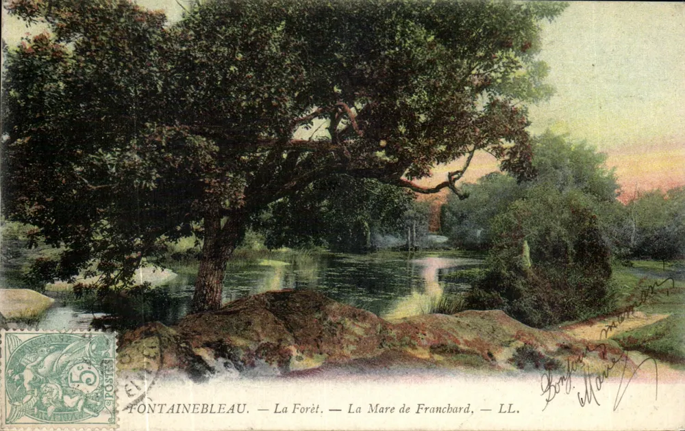 Fontainebleau — Die Wälder — La Mare de Franchard — LL. — Bonfils Maray - Vorderseite