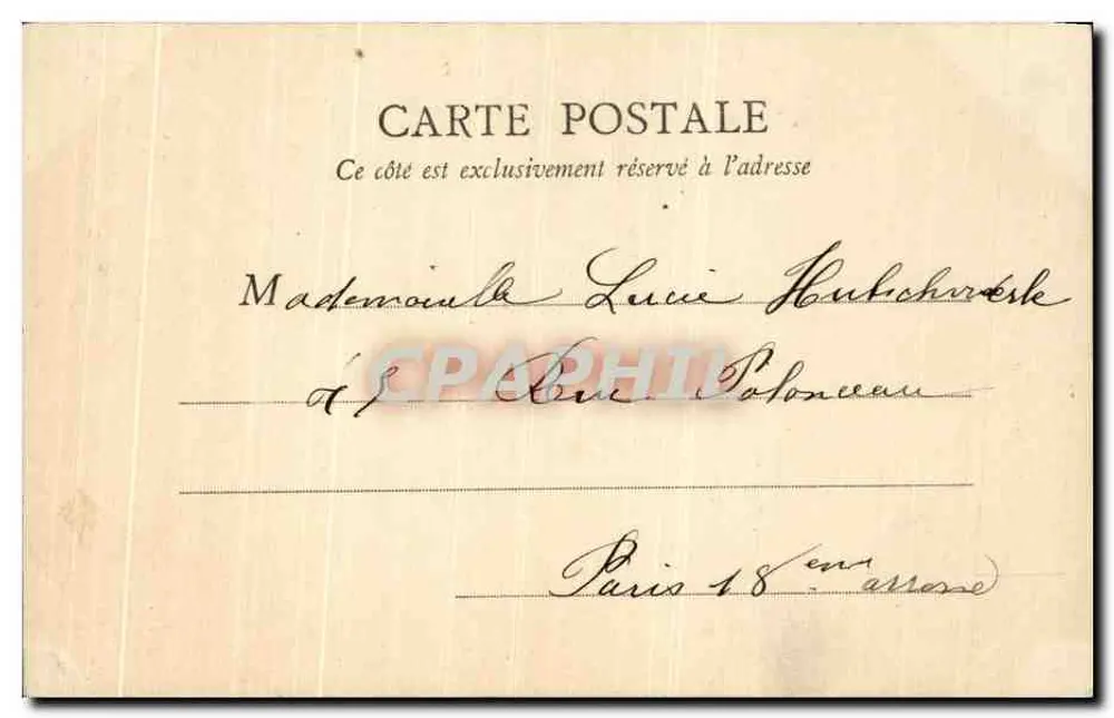 Wald von Fontainebleau — Le Pharamend — B.F. Paris 100 - Rückseite