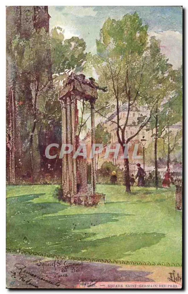 Praça Saint-Germain-des-Prés — Paris — A. Padoue - Frente
